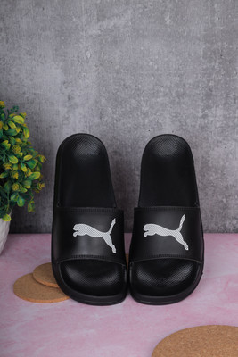 TAGLINE Men Flip Flops(Black , 10)