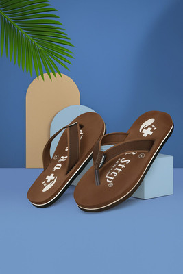 DR STTEP Men Slippers(Brown , 11)