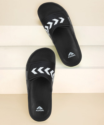 Adda Men Slides(Black , 8)