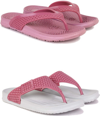 Pennen Women Slippers(Pink , 8)