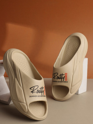 Bootco Men Slides(Beige , 10)