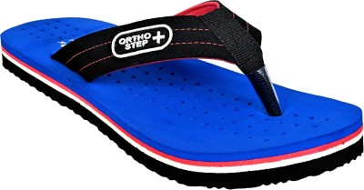 GRASS WALK Men Flip Flops(Blue , 9)