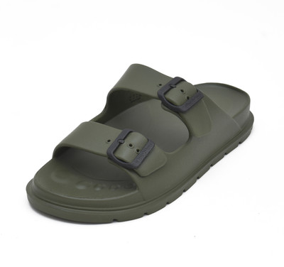 Doubleu Men Slides(Olive , 7)