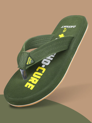 DASHNY Men Ortho-Cure Orthopedic Soft Cushioned Slippers for Men (Sizes 6-12) Slippers(Green , 8)