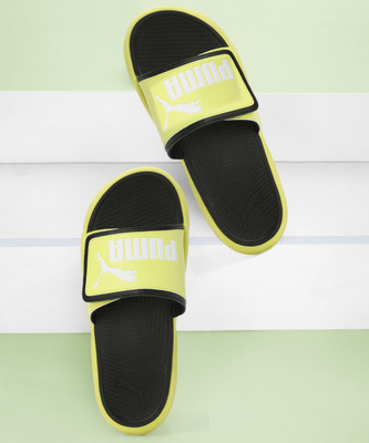 PUMA Men Slides(Green , 10)