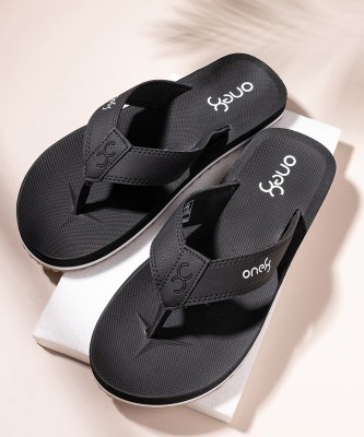 one8 Men By Virat Kohli Anti-Skid Bounce Back Mid-Sole Comfortable Slippers, Flip-Flops Flip Flops(Black , 9)