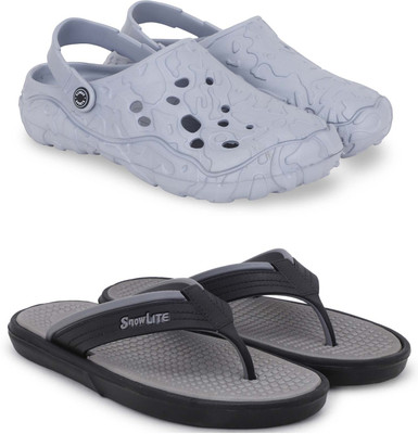 Kapani Fashion Men Slippers(Grey, Grey , 8)