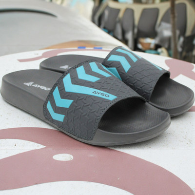 AYGO Men Slides(Grey , 10)