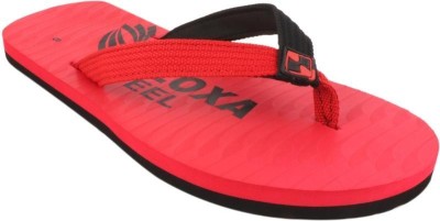 Gripsy Men Flip Flops(Red , 9)