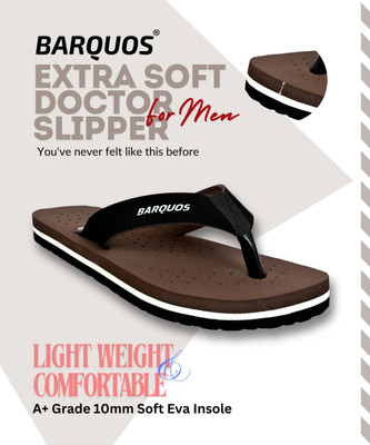 Ziesha Men Flip Flops(Brown , 8)
