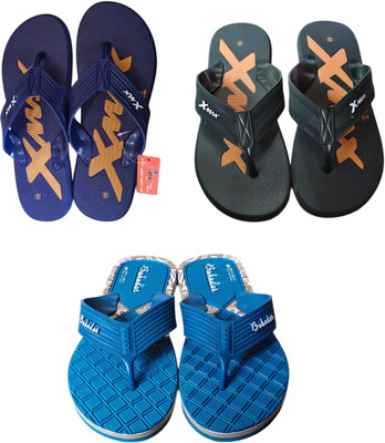 DEEPAKTRADERS Men Slippers(Blue, Green, Blue , 7)