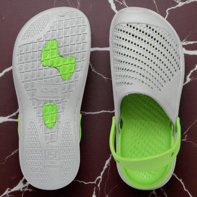 Acorn Men Sandals(Green, Grey , 7)