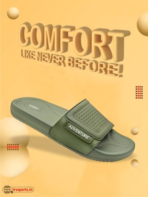 TRV Men Slides(Olive , 8)