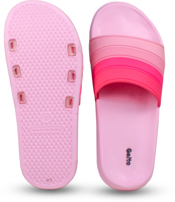 KOSY Women Slides(Pink , 8)