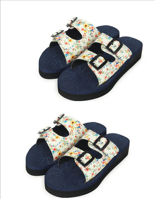 HOC Women Slippers(Multicolor , 5)