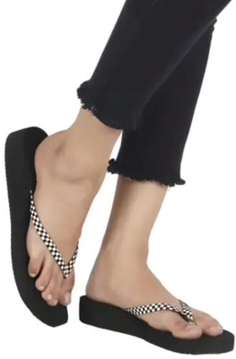 JMPW SPORT Women Slippers(Black , 8)