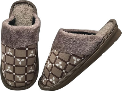 Mahi Enterprises Men Flip Flops(Beige , 8)