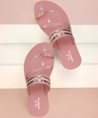 BERSACHE Women Flats(Pink , 7)