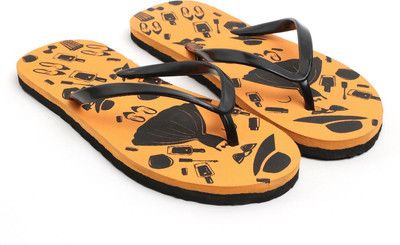 Indrawati Women Indrawati Ortho Hawai Slipper | Footwear Chappal Comfortable Flip Flops(Orange , 5)