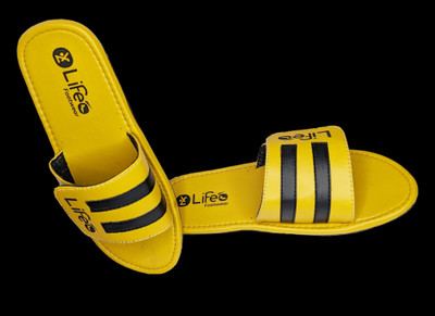 LifeO Men Slides(Gold , 6)