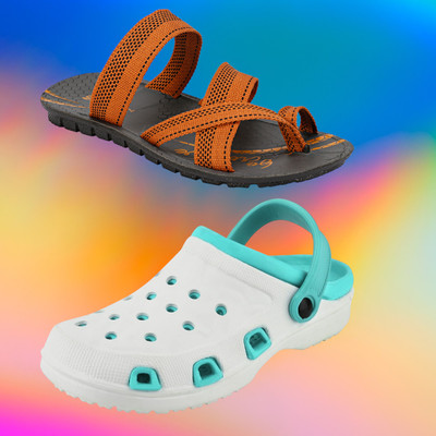 Orvax Men Slides(Brown , 8)