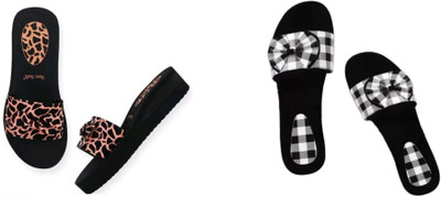 BOOMBEAUTY Women Slides(Multicolor , 6)