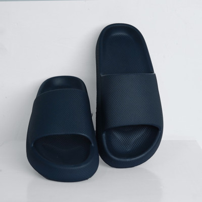 JUSAN Men Flip Flops(Blue , 8)