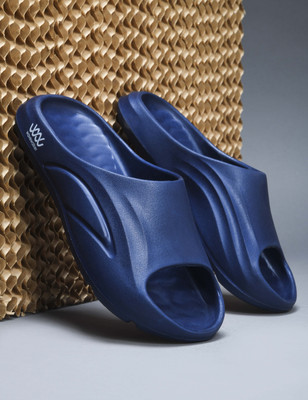 Wave Walker Men Slides(Navy , 9)