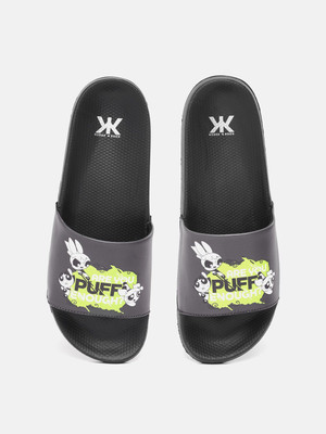 Kook N Keech Women Flip Flops(Grey , 4)
