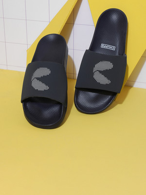 Chupps Men Dot Fusion Navy Blue Men's Comfortable Slides & Flip Flop Slides(Navy , 7)