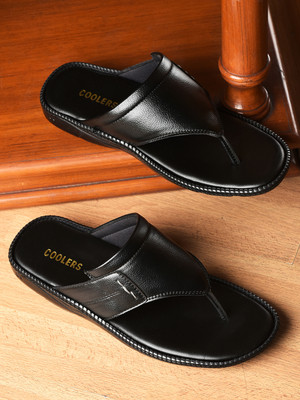 LIBERTY Men Slippers(Black , 6)