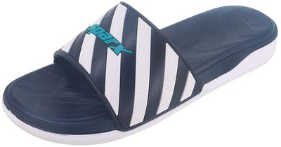 Sparx Men Slides(Navy, White , 6)