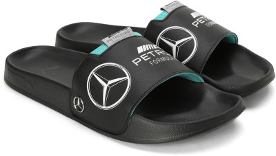 PUMA Men Slides(Black , 3)