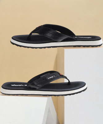 Sparx Men Flip Flops(Black , 9)