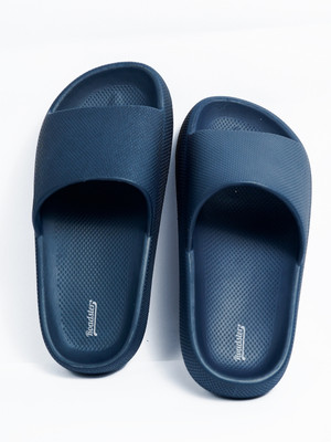 Roadster Men Flip Flops(Blue , 7)