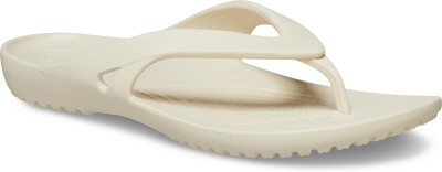 CROCS Women Women's Kadee II Flip Flops(White , 6 UK/India)