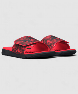 UNDER ARMOUR Men Slides(Red , 9)