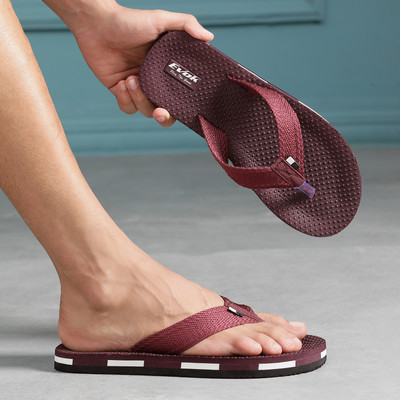 Oxygen Men Slippers(Maroon , 8)