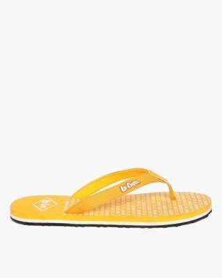 MDKtraders Men Flip Flops(Yellow , 8)