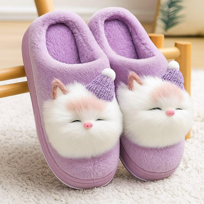 WOLVESDEN Women Flip Flops(Purple , 5)