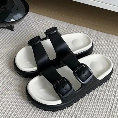 Fighter Women Flip Flops(Black , 4)
