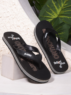 action Women Slippers(Black , 7)