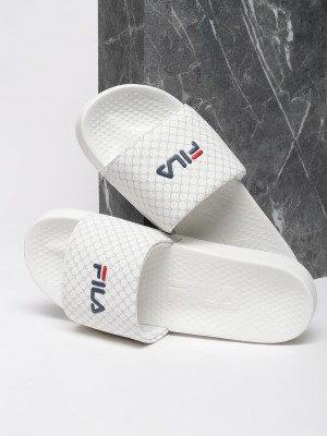 FILA Men Slides(White , 7)