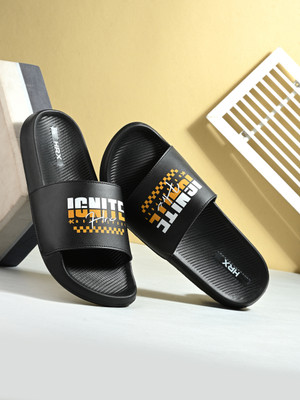 HRX by Hrithik Roshan Men Slides(Black , 8)
