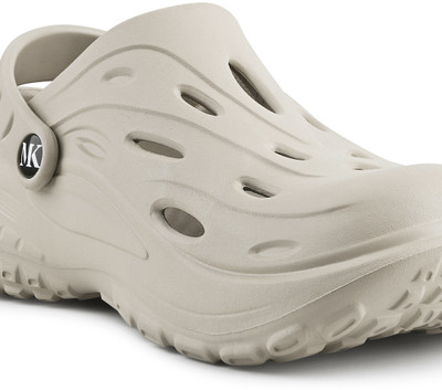MONKS & KNIGHTS Men Beige Lightweight Flexible All Day Clogs for men, MK-CLG-002-BG Flip Flops(White , 8)