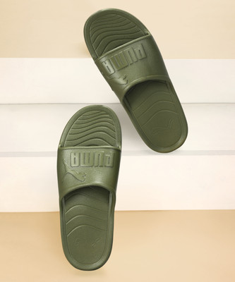 PUMA Men Slides(Green , 9)