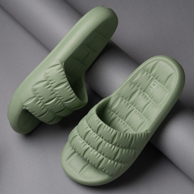 CREOZ the bounce Women Slides(Olive , 5)