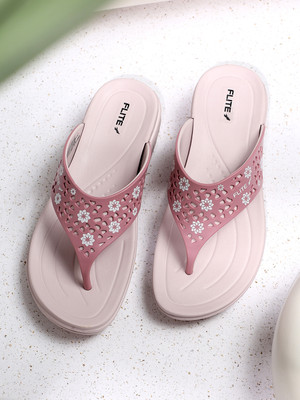 FLITE Women Slippers(Purple, Purple , 7)