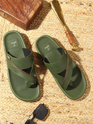 yoho Men Slippers(Olive , 7)