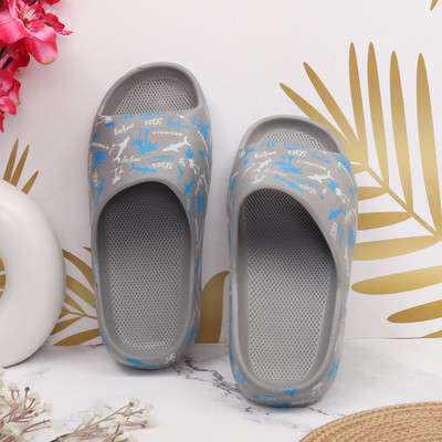 Mediwalk Men Comfortable|Trending| Stylish|Sliders| Slippers for mens| Flipflops Men Slides Slides(Grey , 7)